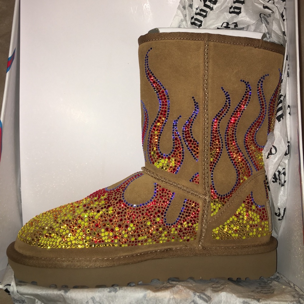 Jeremy Scott Crystal Flames Ugg